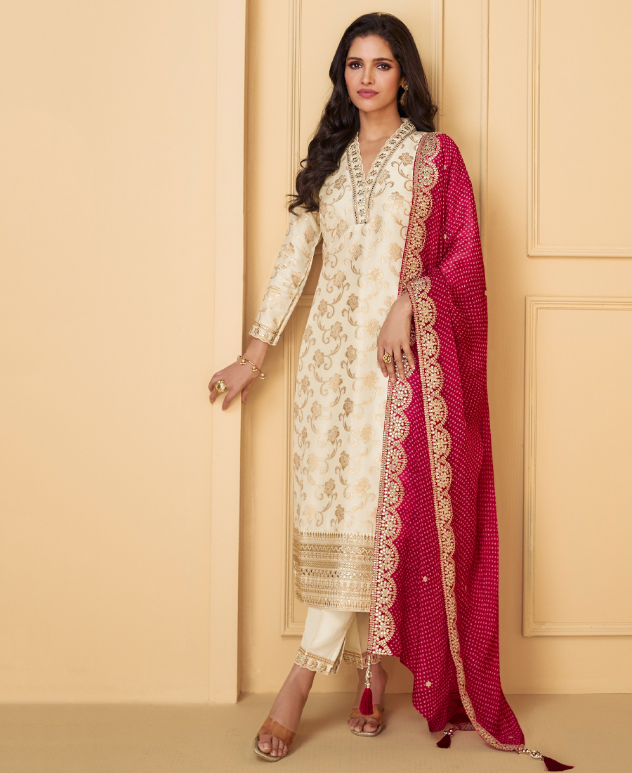 Trending Festival Wear Straight Suit For...