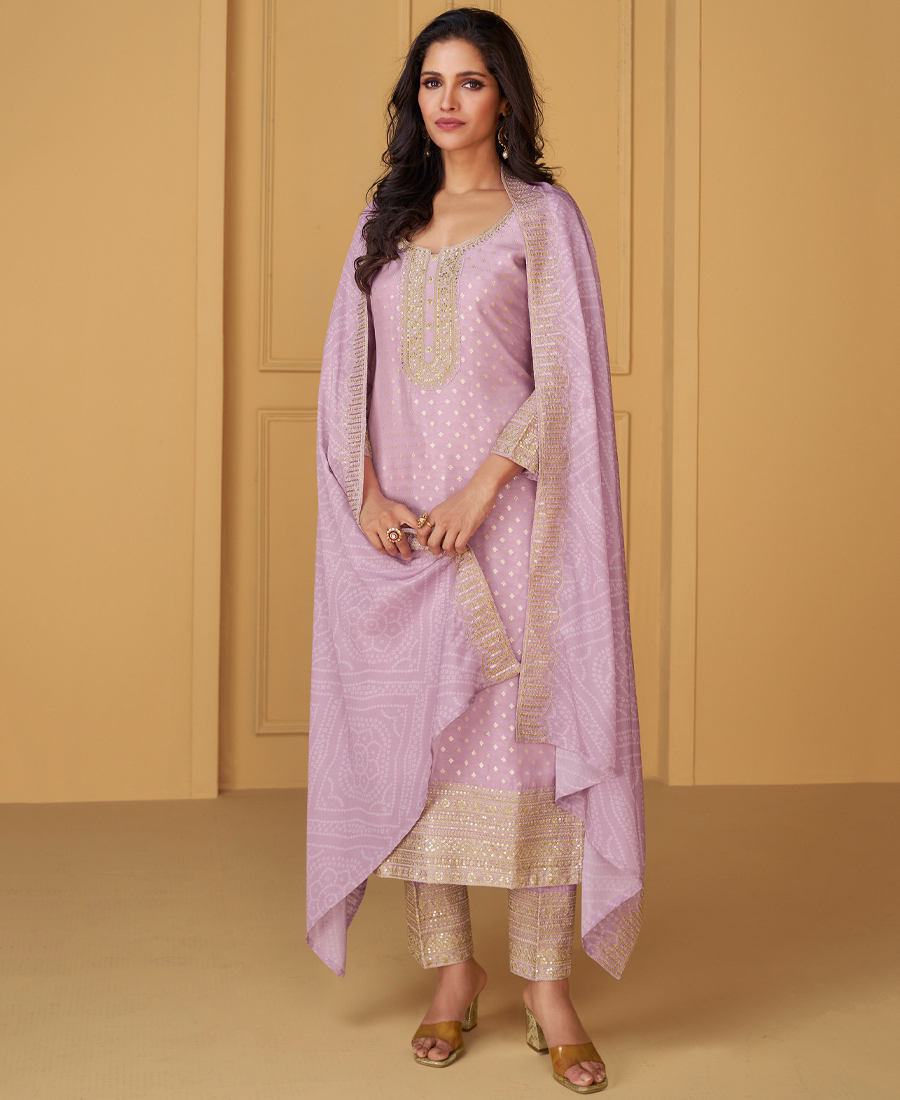 Trending Festival Wear Straight Suit For...