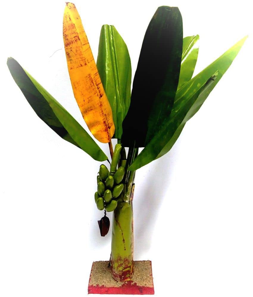 Artificial Banana Tree for Pooja - Metal...