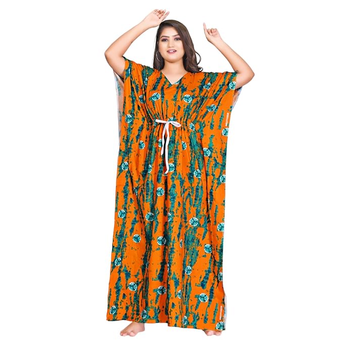 Fabimi Women's Large Size Cotton Kaftan...