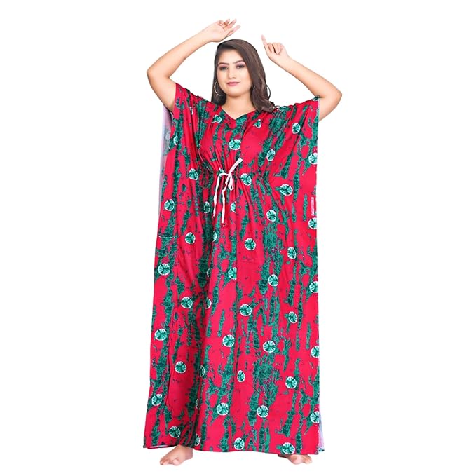 Fabimi Women's Large Size Cotton Kaftan...