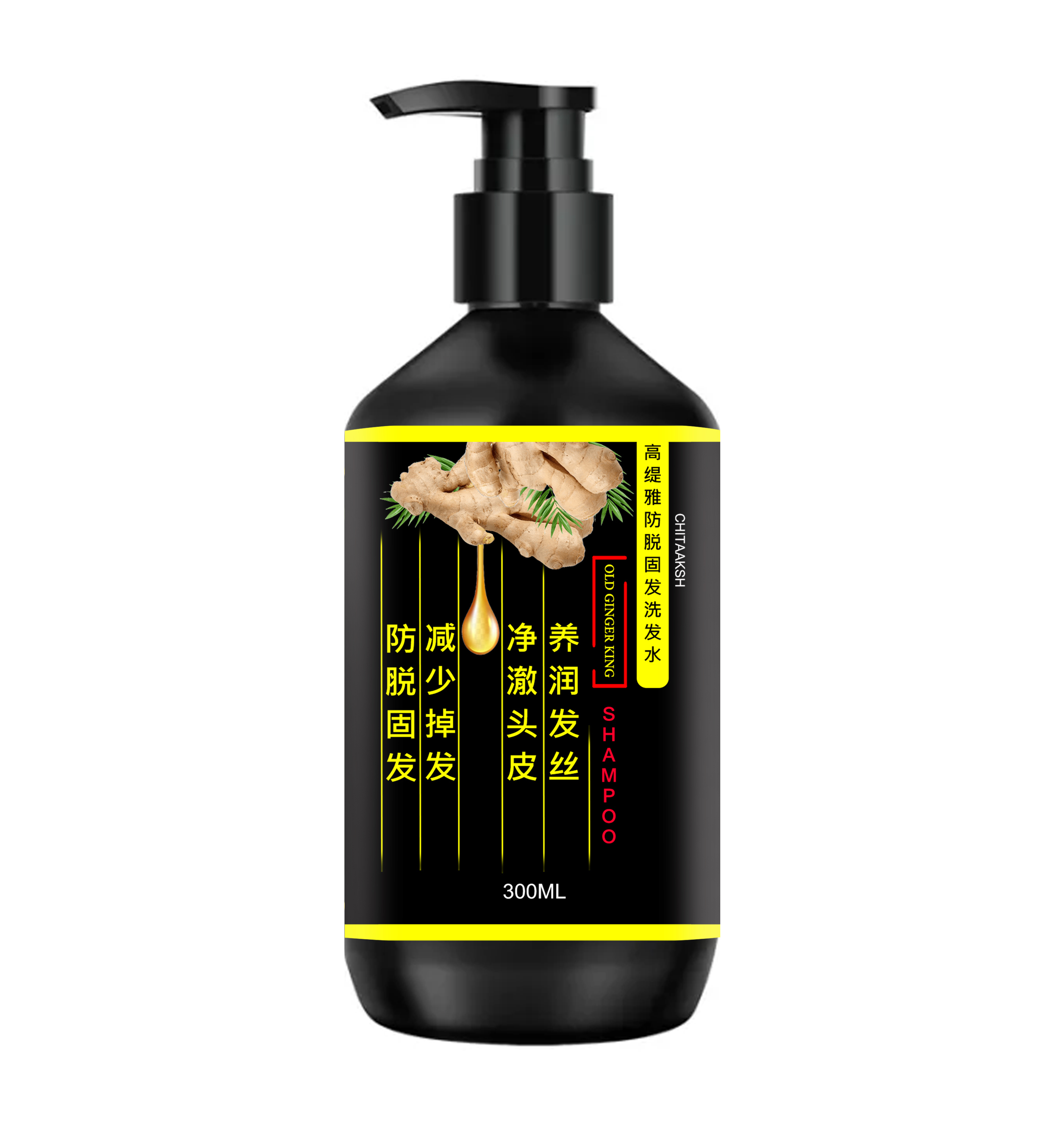 Original Herbal Ginger Hair Growth Shamp...