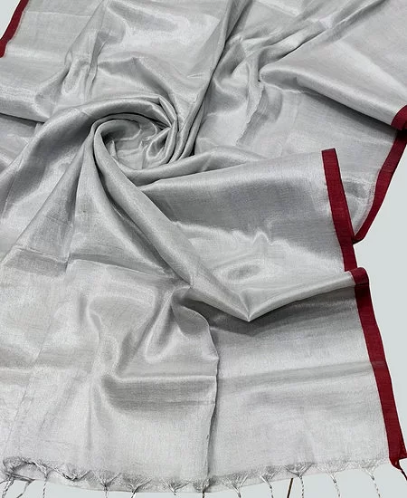 Tissue Cotton Saree – Elegant Comfort wi...