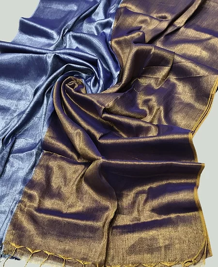 Tissue Cotton Saree – Elegant Comfort wi...