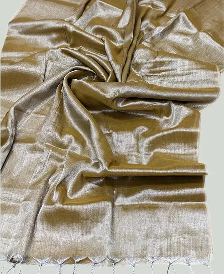 Tissue Cotton Saree – Elegant Comfort wi...