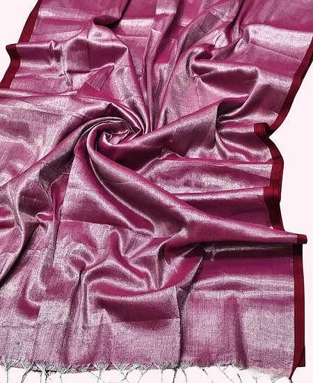 Tissue Cotton Saree – Elegant Comfort wi...
