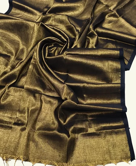 Tissue Cotton Saree – Elegant Comfort wi...