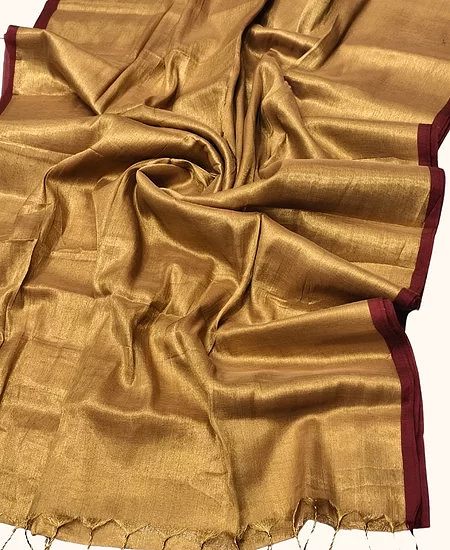 Tissue Cotton Saree – Elegant Comfort wi...