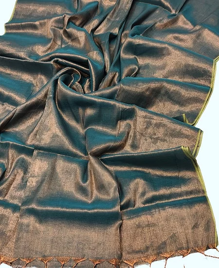 Tissue Cotton Saree – Elegant Comfort wi...