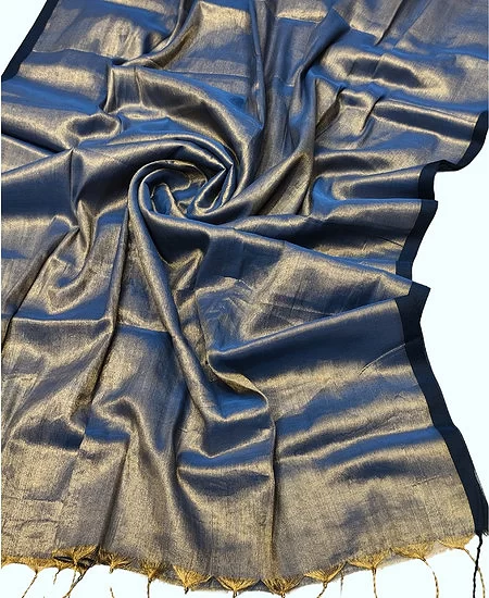 Tissue Cotton Saree – Elegant Comfort wi...