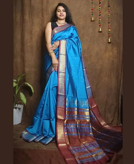Bomkai Silk Saree – Traditional Elegance...