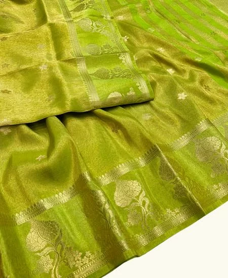 Premium Tissue Banarasi Saree – Regal Sh...