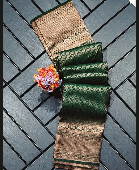 Brocade Silk Saree / Bangalore Silk Sare...