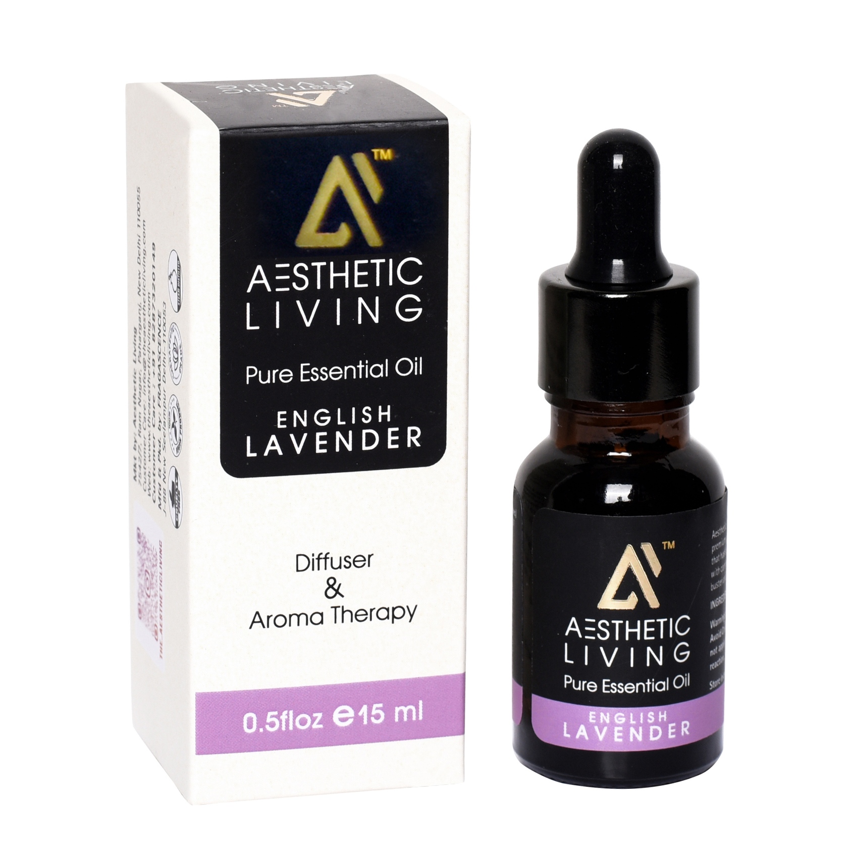 Pure English Lavender Essential Oil- 15m...