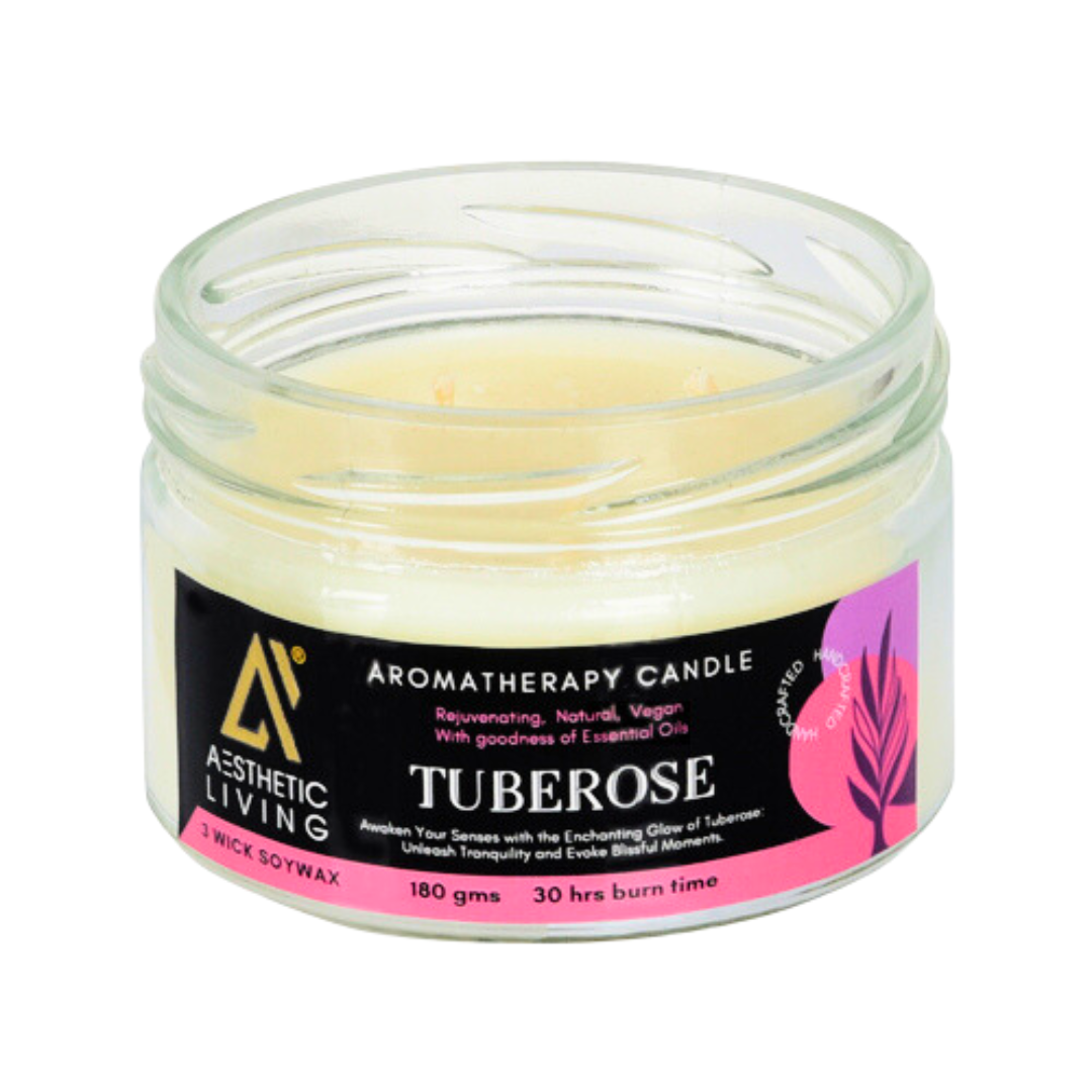 3- wick Tuberose Candle- 180g