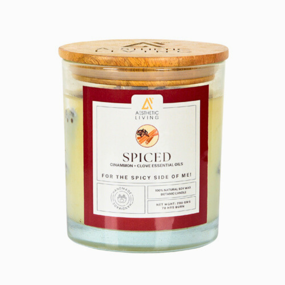 Spiced Botanic Candle with Cinnamon  and...