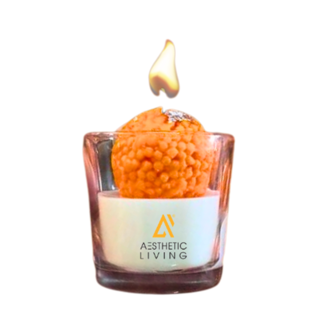 Festive Motichoor Laddoo Soywax Candle(J...