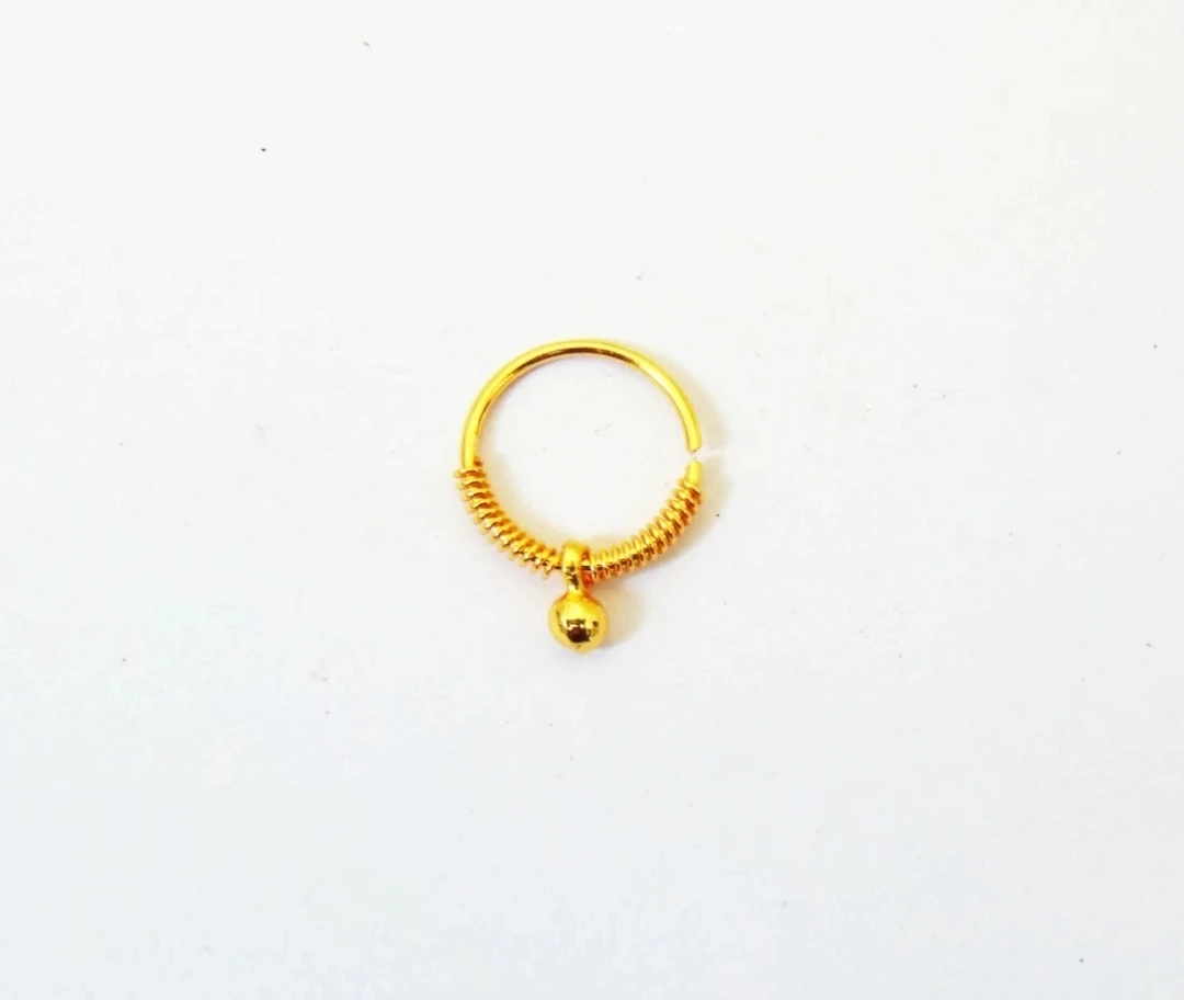 GIRLS Nose RING DOUBLE HAIF+LATKAN Diamo...