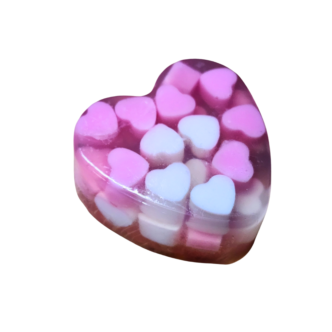 Sweet Hearts- Pink Handmade Glycerin Soa...
