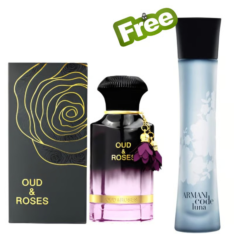 Ahmed Al Maghribi Oud and Roses 60ml EDP...