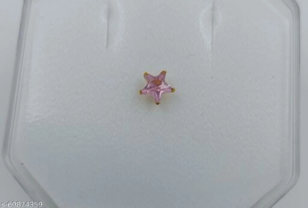 Beautiful Gold Plated Nose Pin CRYTAL ST...