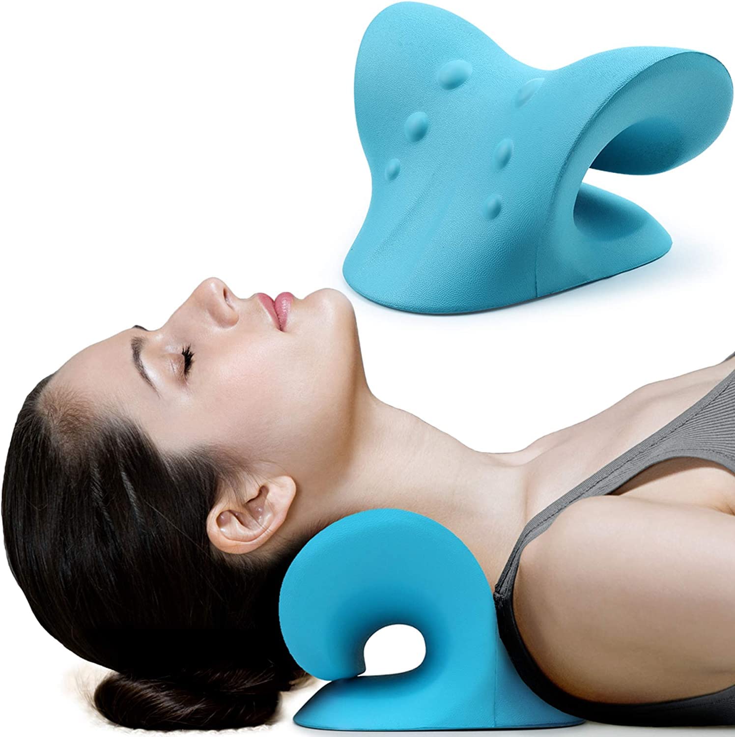 Neck & Shoulder Relaxer Support Pillow,...