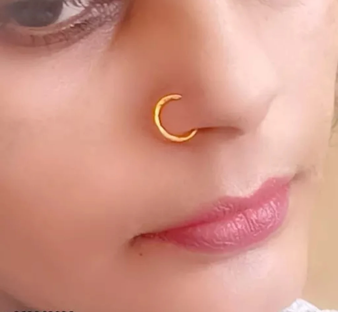 Nose RING For Women & Girl GOLD PLATED P...