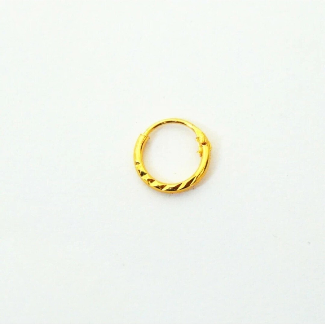 GIRLS Nose RING GOLDEN PITTAL LOCK  Nose...