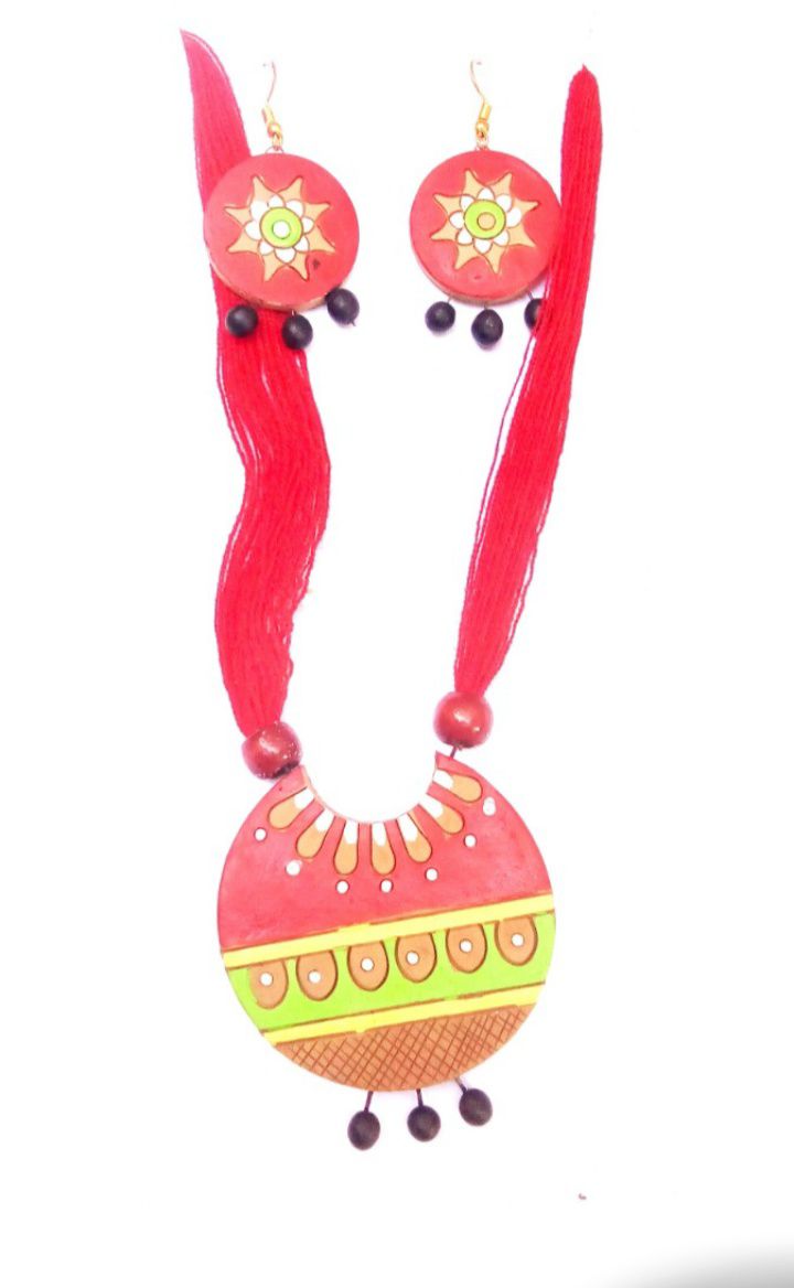 Clay Handicrafts Jewellery Handicrafts J...