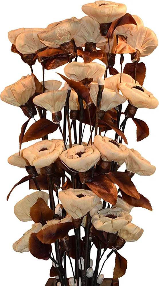 Artificial Dry Flowers Home Decor Rose A...