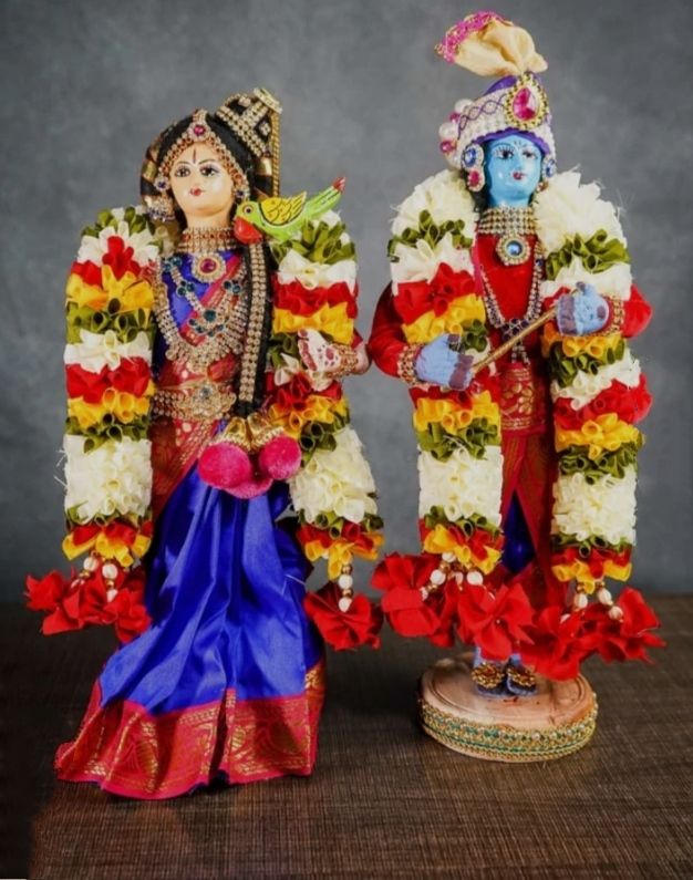 Andal Krishna Doll siz 12 inch Handicraf...