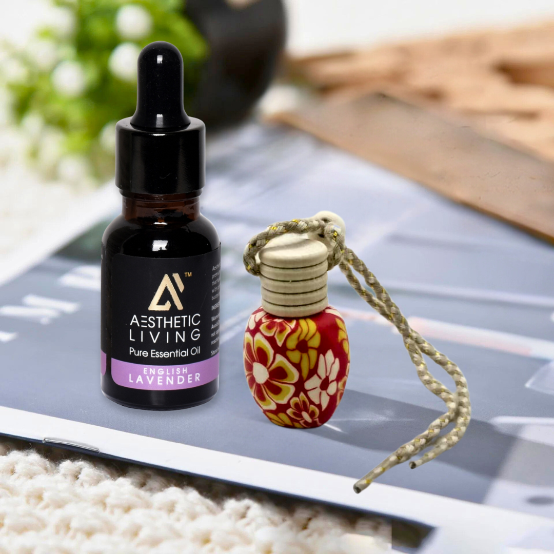 Aesthetic Living Floral Car Aromatizer/...