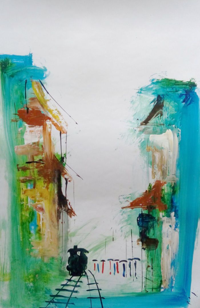Handmade Paper Painting