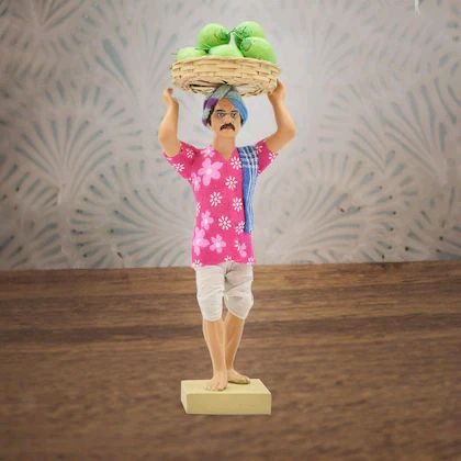 Golu Doll Coconut Seller Handicraft Clay...