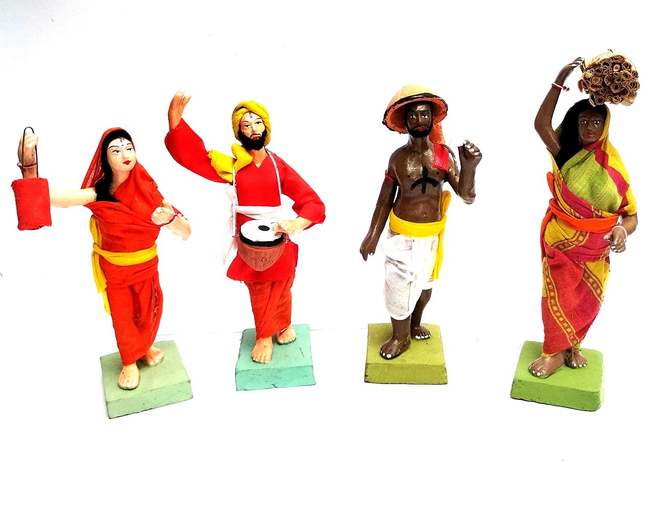 4 Set Golu Dolls Handicrafts Handicraft