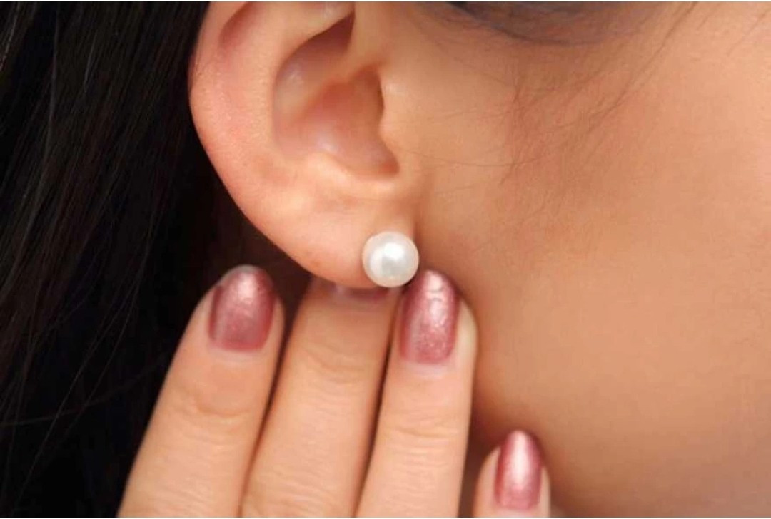Latest Fashion Pearl SILVER Plated Earri...