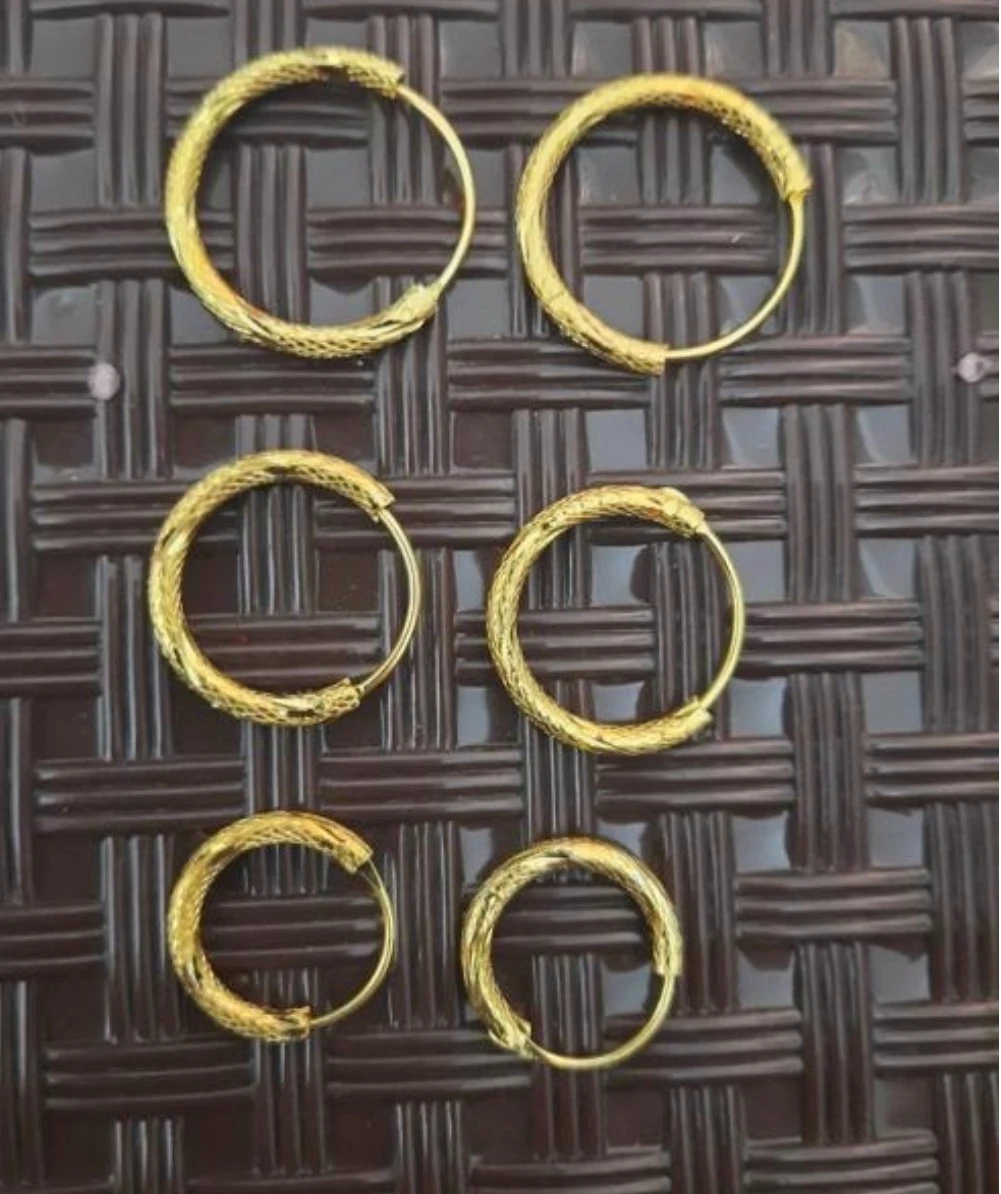 Gold Plated Brass cutwork Small &Cute fa...