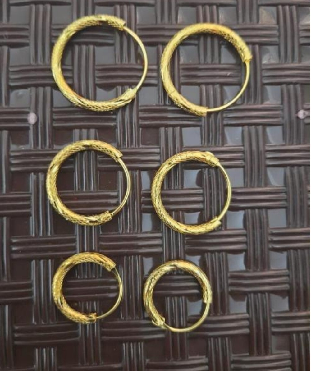 Gold Plated Brass cutwork Small &Cute fa...