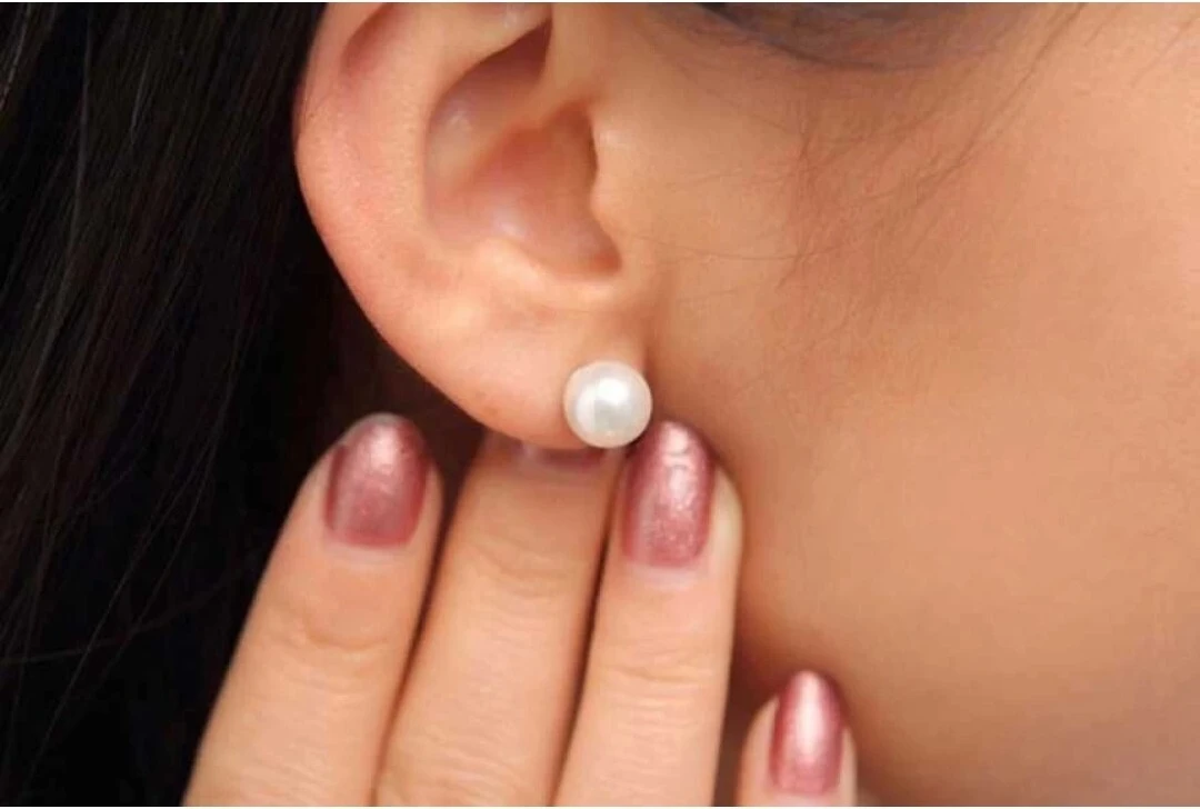 Latest Fashion Pearl SILVER Plated Earri...