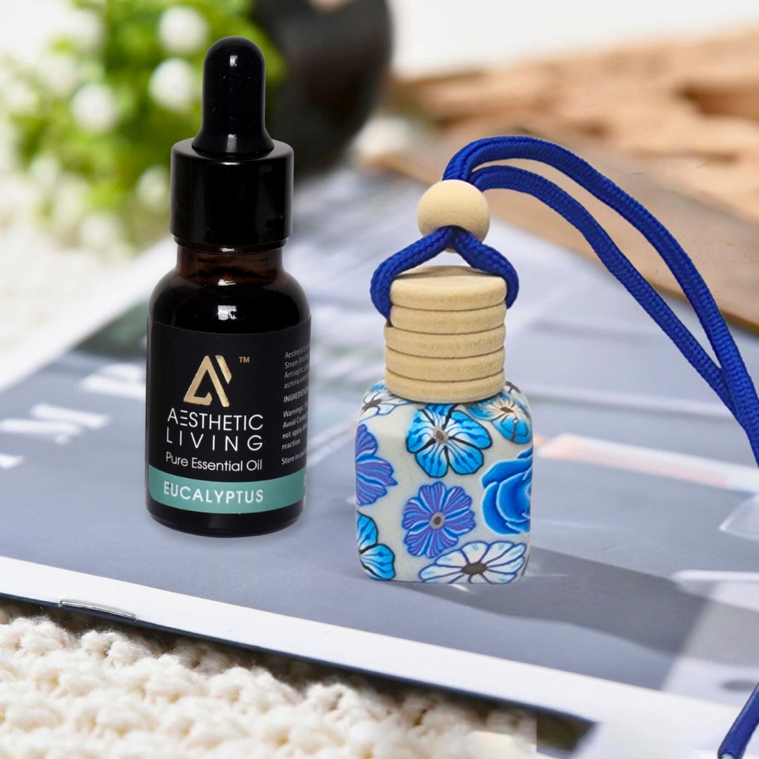 Aesthetic Living Floral Car Aromatizer/...