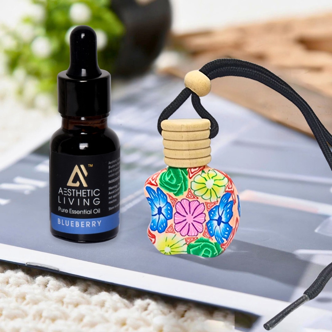 Aesthetic Living Floral Car Aromatizer/...