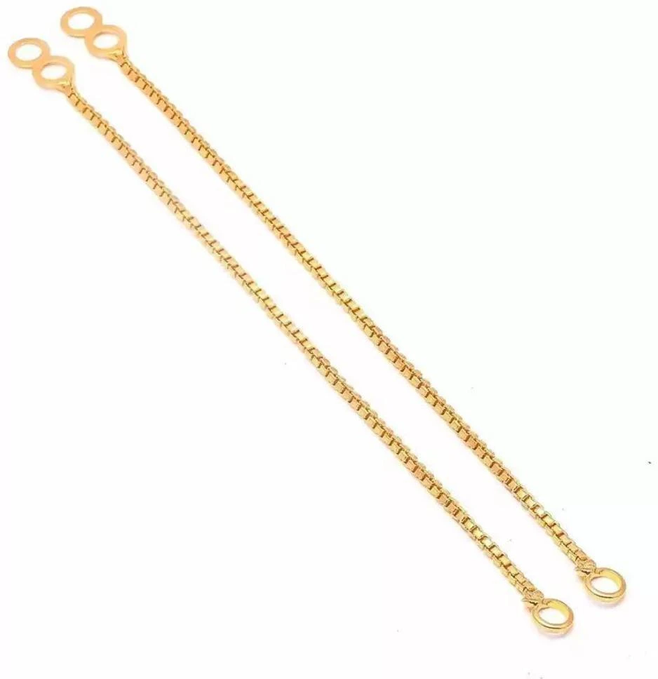 Single Layer Gold Plated Gold-Tone Hair...