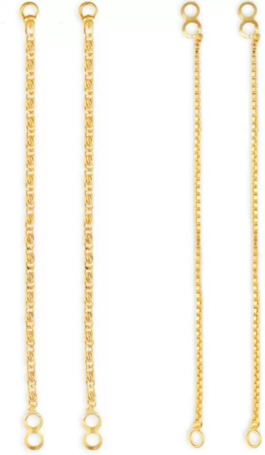 1gram gold Plated Kanchain Ear chain ear...