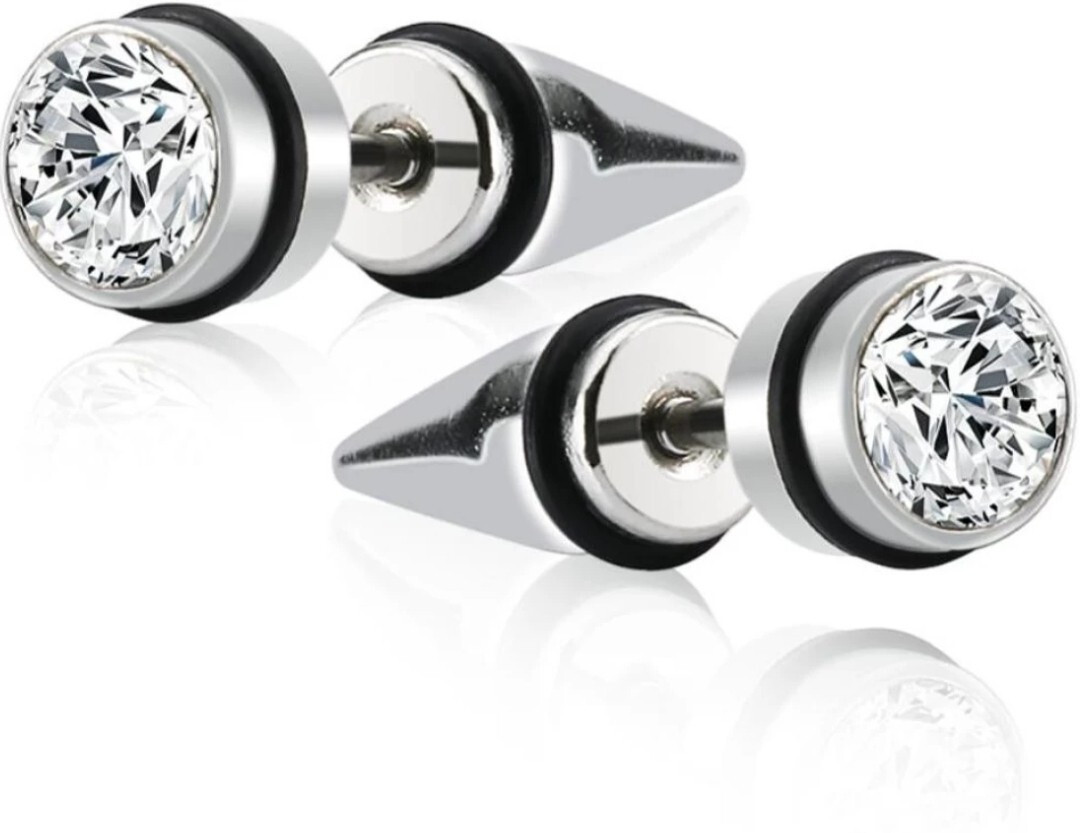 Mens Jewellery Valentine Silver Black Ba...