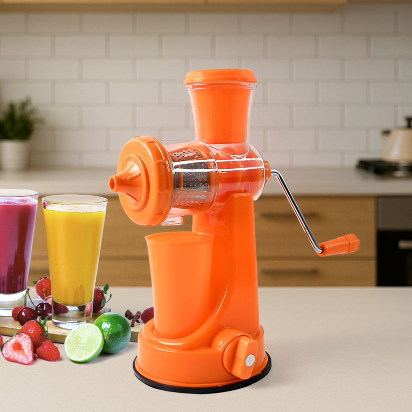 Manual Fruit Vegetable Juicer with Juice...