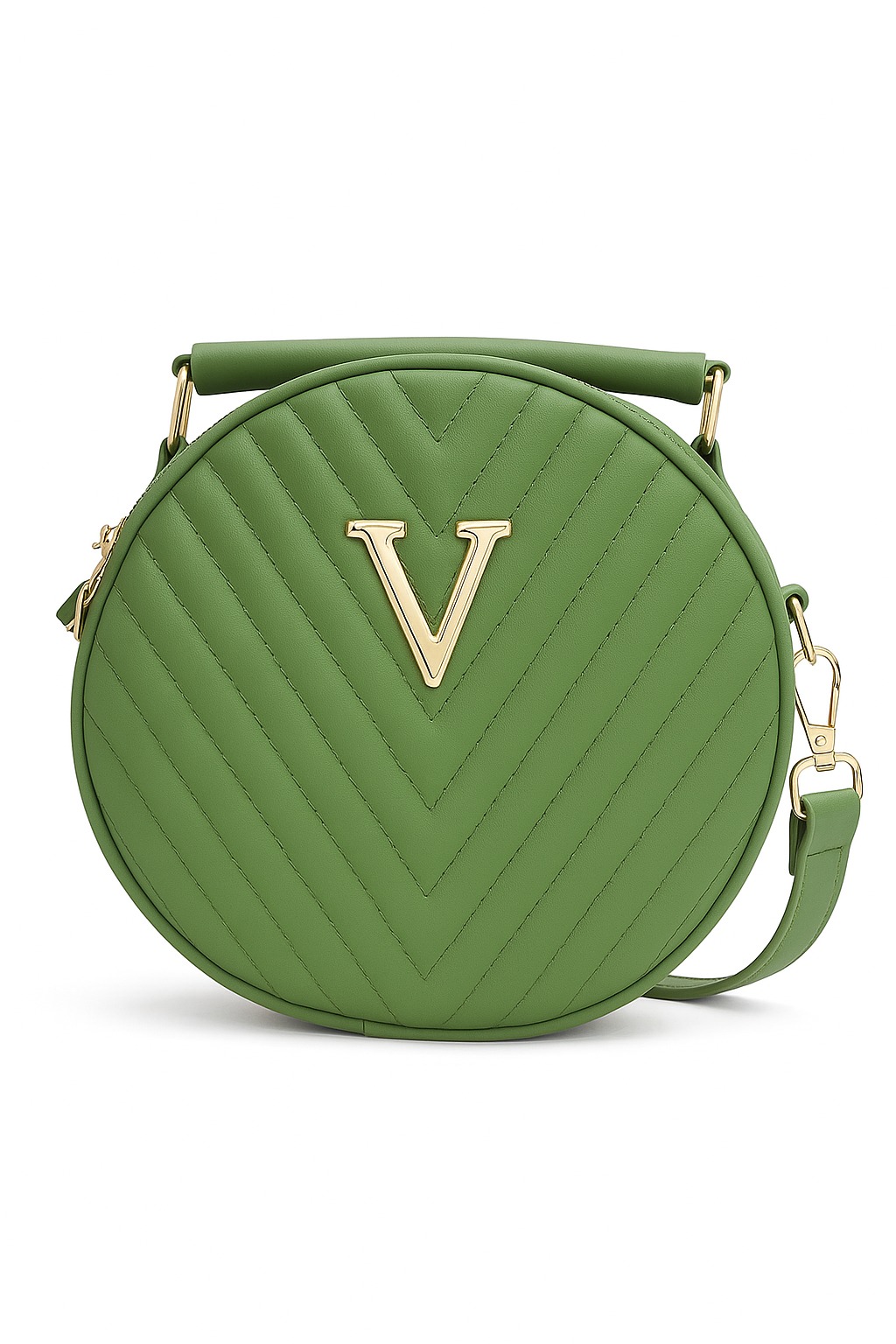 Trendy Sling Bag for Women Quilted Round...