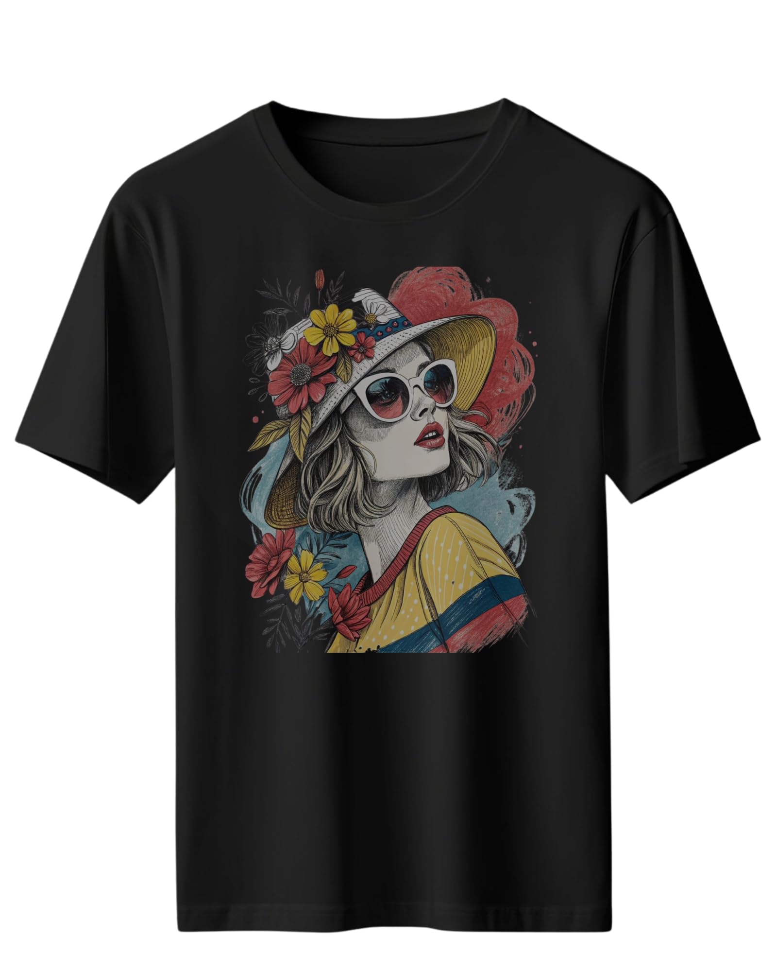 Women’s Oversized Stylish Graphic T-Shir...