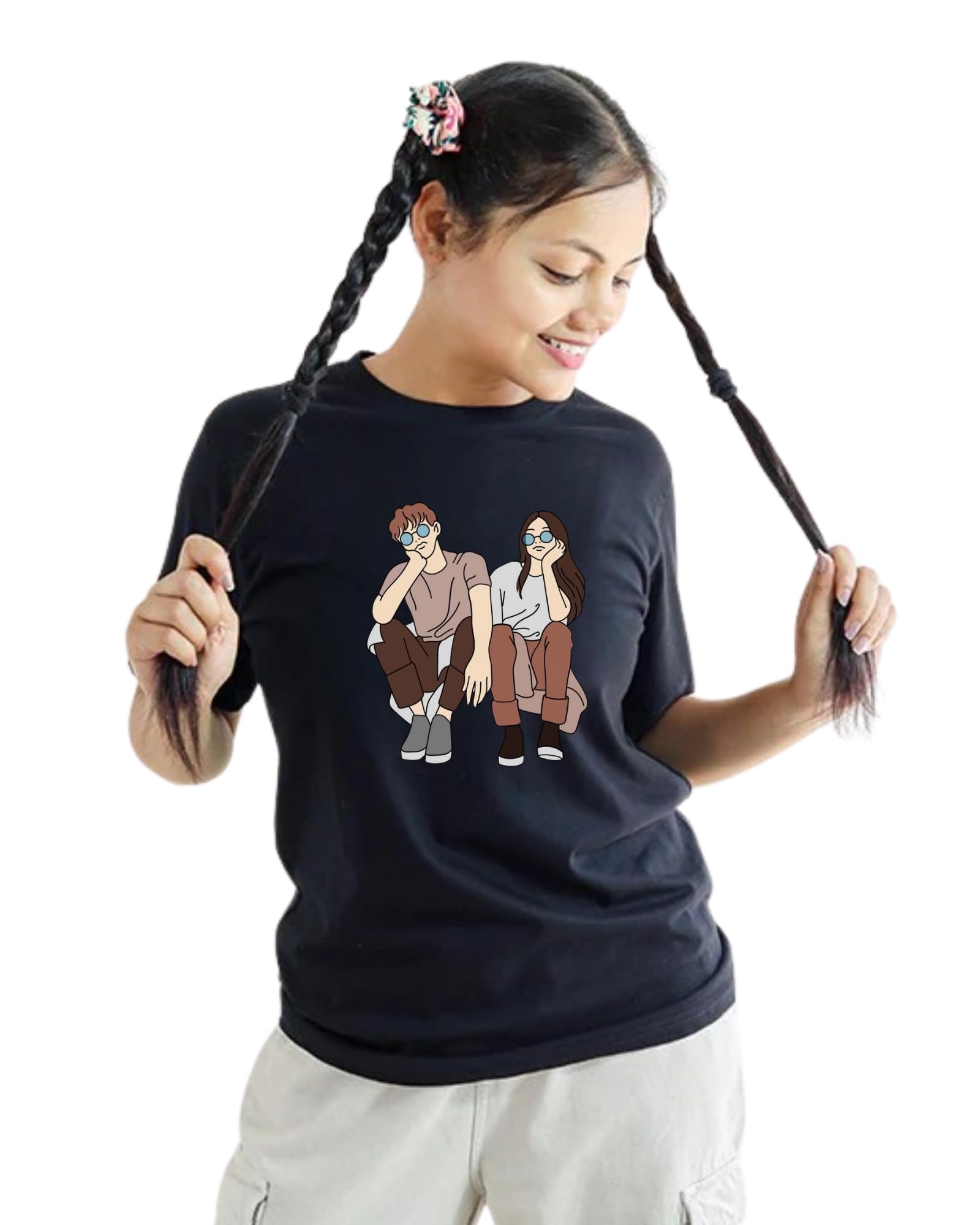 Printed Cotton T-Shirt for Women