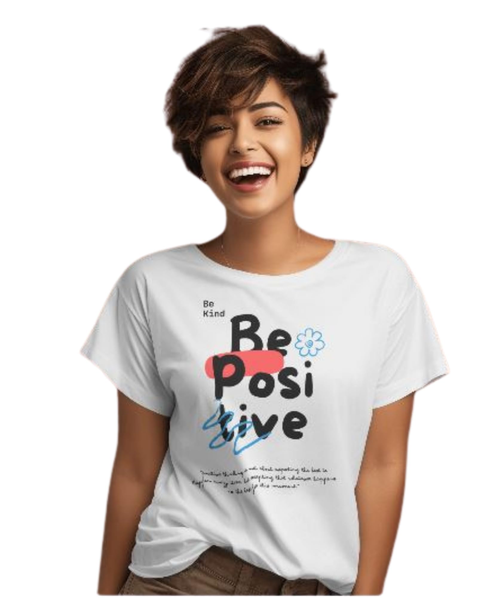 Women Short Sleeve Cotton Graphic T-Shir...