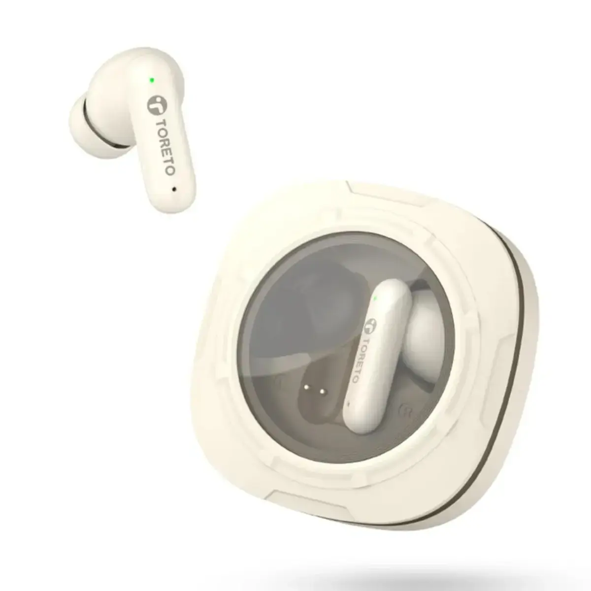 Toreto Air Bliss True Wireless Earbuds with AI ENC, 30H Playback, Low Latency Ga...